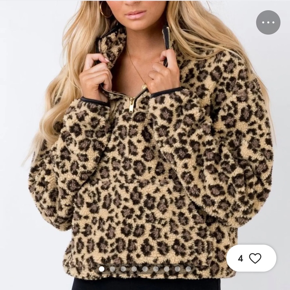 Princess Polly cheetah print sweater